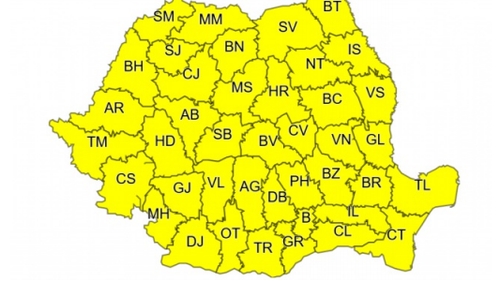 Avertizare meteo de la ANM: Cod Galben! Zonele afectate + prognoza pentru București