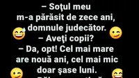 BANCUL ZILEI | Soțul meu m-a părăsit de 10 ani