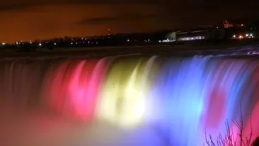 Tricolorul românesc va fi proiectat pe apele cascadei Niagara de Ziua Națională a României