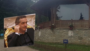 Fiica lui Gigi Becali s-a rugat azi la mormântul lui Arsenie Boca. Ținuta sa interzisă a atras toate privirile