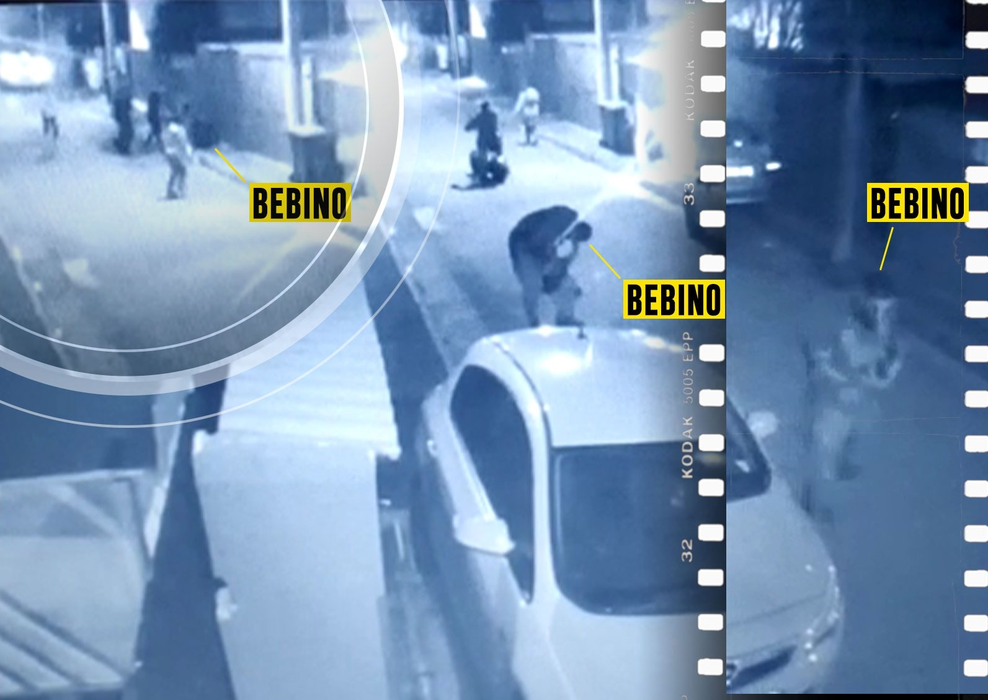 Bebino, rănit grav, a scăpat cu viață fugind