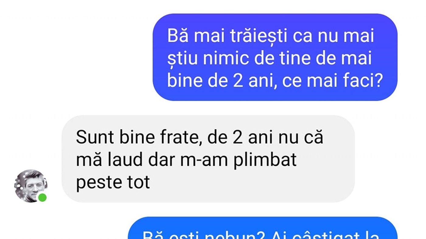 Bancul de weekend | "Nu mai știu nimic de tine de 2 ani"