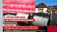 Primarul din Târgu Jiu a mutat sediul primăriei pe stadion, în urma cutremurului de ieri