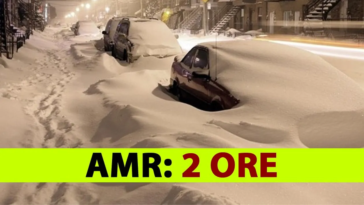 ANM a schimbat prognoza! Vine iarna cu ninsori și viscol crunt. Se întâmplă chiar acum