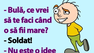 BANC | "Bulă, ce vrei să te faci când o să fii mare?"