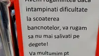 Mesajul afișat într-un magazin din Capitală, în plină criză de coronavirus, a stârnit un val de controverse