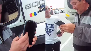 Reacția fabuloasă a unui șofer de TIR atunci când a fost tras pe dreapta de Valer Kovacs. „Dacă dumneavoastră îmi luați carnetul ...”