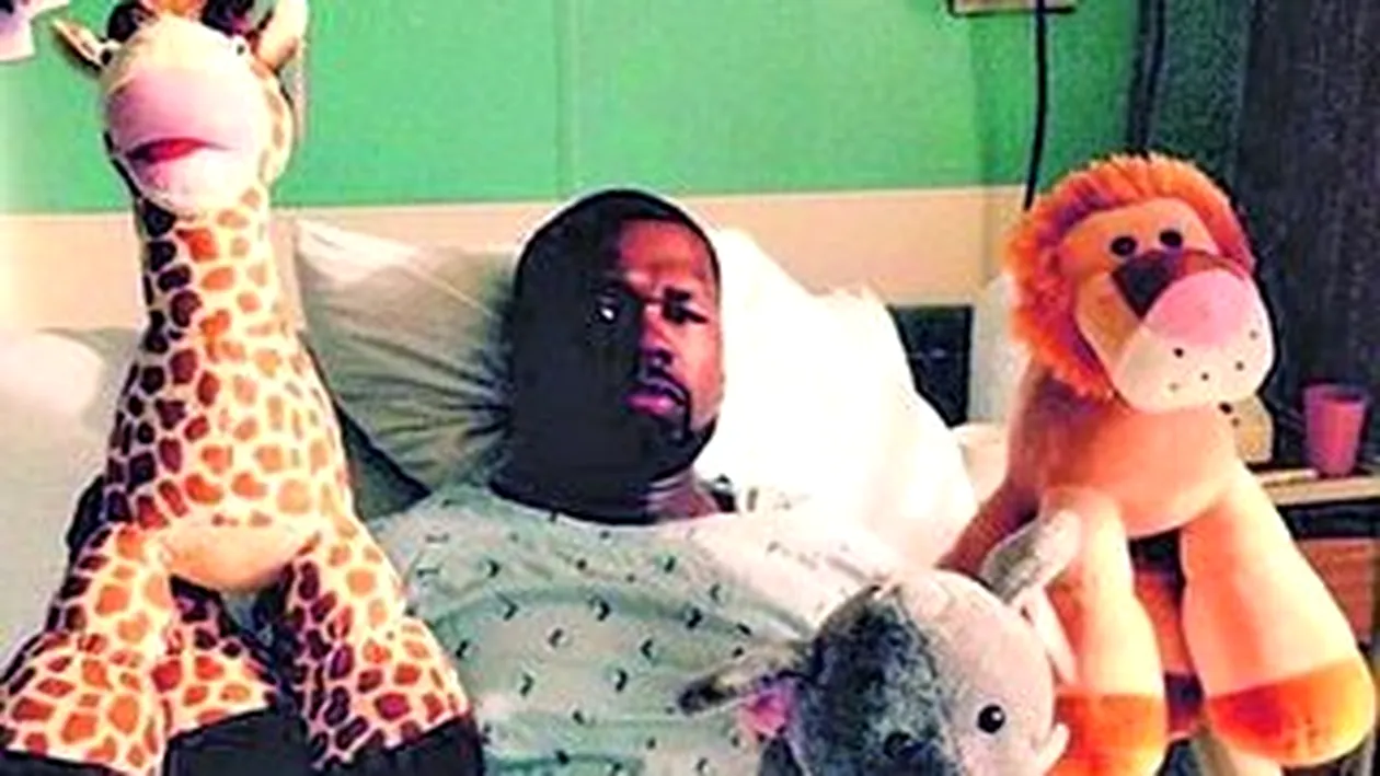 Durul 50 Cent, mielusel pe patul de spital