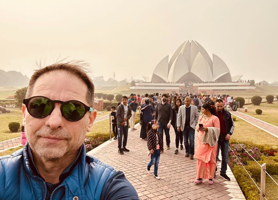 Dan Negru în India/ sursă foto: Facebook