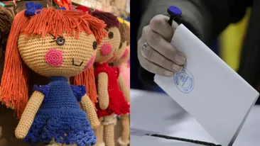 O tânără de 28 de ani din Galați s-a prezentat la secția de votare cu o păpușă cu care vorbea. Ulterior, a fost luată de un echipaj medical