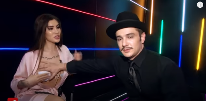 Ce nu s-a văzut la Tv. Vlad Drăgulin a atins-o în zonele intime pe Bia Khalifa, la iUmor VIDEO