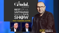Gândul prezintă Best of Marius Tucă Show – vineri, 11 septembrie, de la ora 19.00
