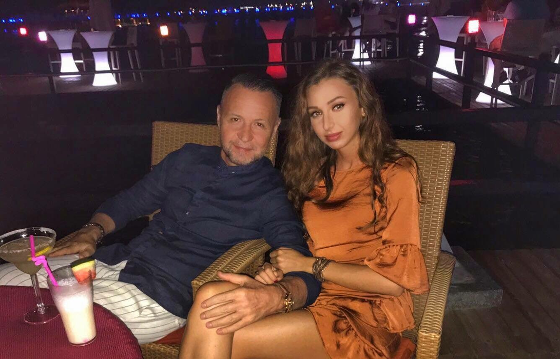 Nicușor Stan și tânăra sa iubită