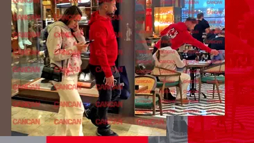 Primele imagini cu Iustina şi Cornel de când au devenit părinţi! Şi-au lăsat fetiţa acasă şi... Iustina i-a dat IGNORE total soţului său! Corny, Corny, eşti cam supi?!