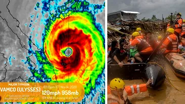 A crescut bilanțul morților din cauza taifunului care a lovit statul Filipine. Salvatorii continuă să caute supraviețuitori | FOTO