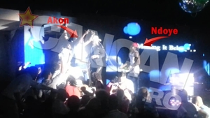 N’Doye s-a crezut mai tare ca Akon! I-a turnat o sticla cu sampanie in cap, apoi l-a luat de o aripa si l-a bruscat!