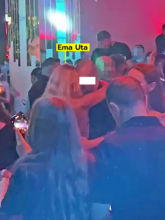 Ema Uta îi ia de gât pe partenerul său (Foto: CANCAN.RO)