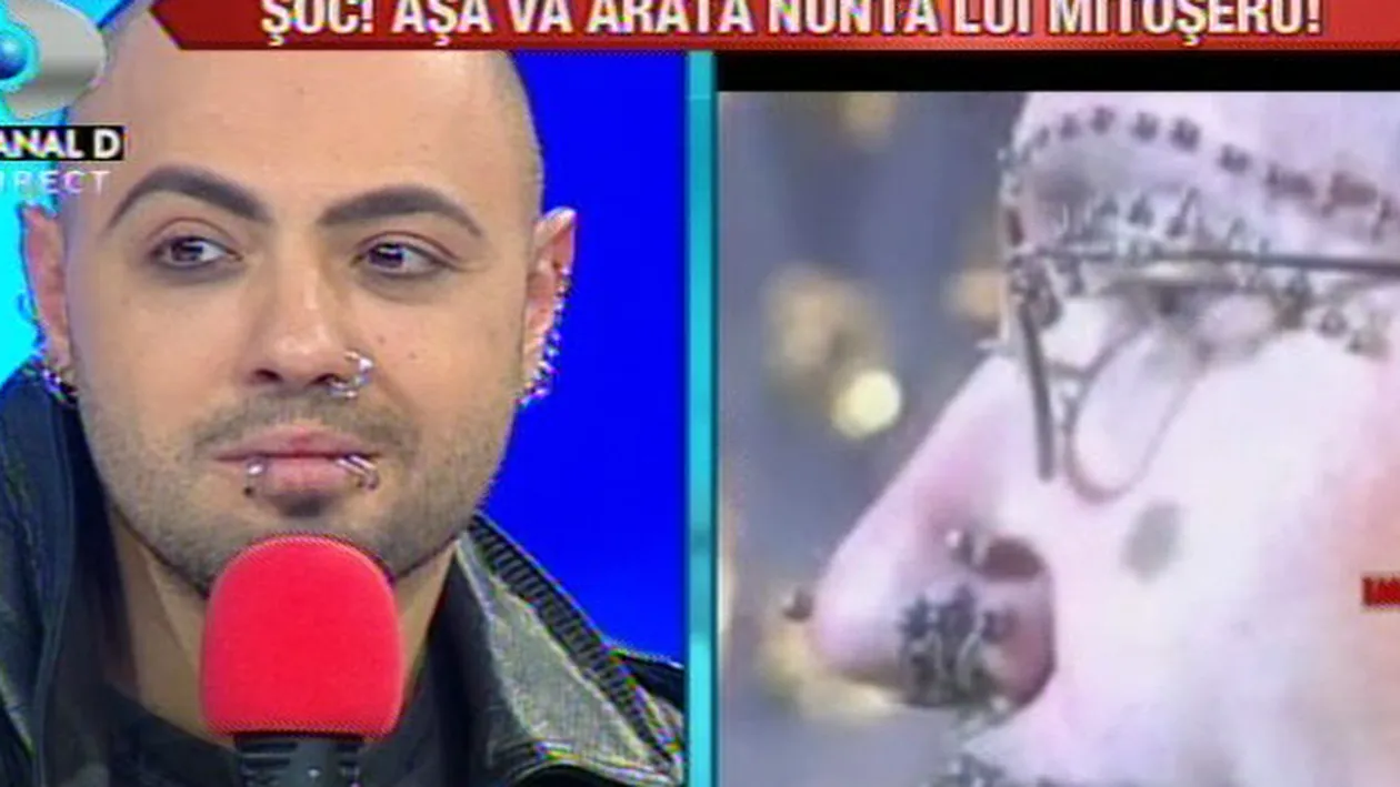 Mitoseru si-a umplut fata de piercing-uri. Afla de ce s-a mutilat atat de mult si care a fost reactia mamei lui cand l-a vazut asa!