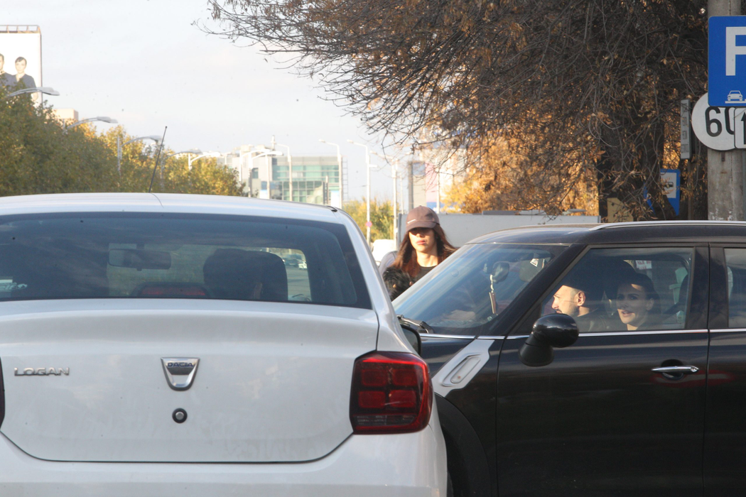 Denise Rifai, apariție în ton cu anotimpul, în zona de nord a Capitalei