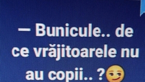 BANCUL ZILEI | De ce vrăjitoarele nu au copii