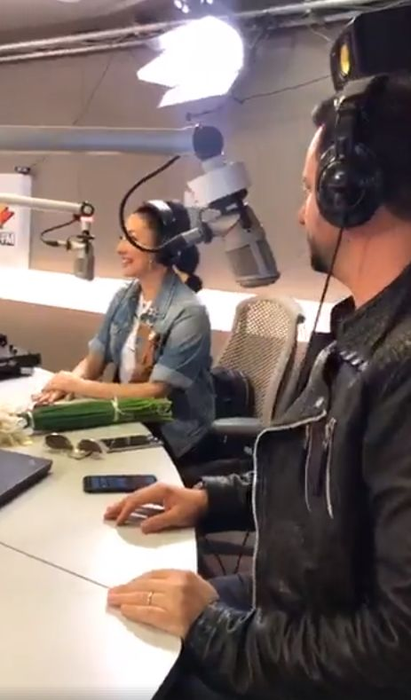 Cătălin Măruță și Andra au fost invitați la radio