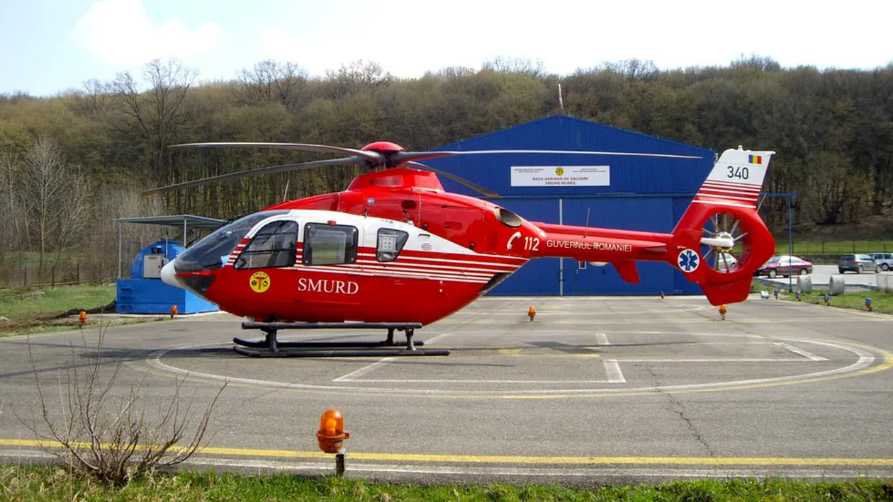 Accident pe DN 5. Victimele, transportate la București cu un elicopter SMURD