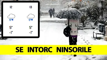 E oficial, se întoarce iarna în România. Orașele în care ninge săptămâna viitoare, potrivit meteorologilor Accuweather