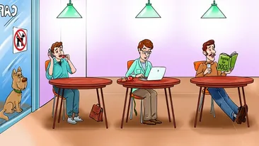 Test de logică | Te crezi un geniu? Care dintre cei 3 bărbați e stăpânul câinelui?