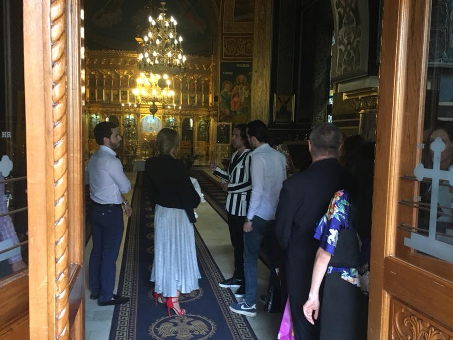 Oana Matache a avut emoții mari la botezul fetiței ei