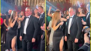Cine e cântăreața care l-a băgat în boală pe Gică Hagi la nunta lui Ianis. Superba artistă a atras toate privirile la petrecere