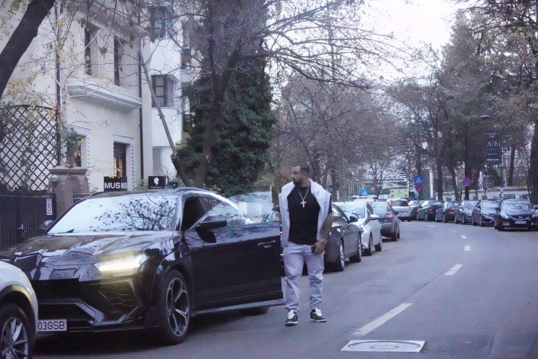 Alex Bodi ajunge în zona de nord a Capitalei (SURSA FOTO: CANCAN.RO)