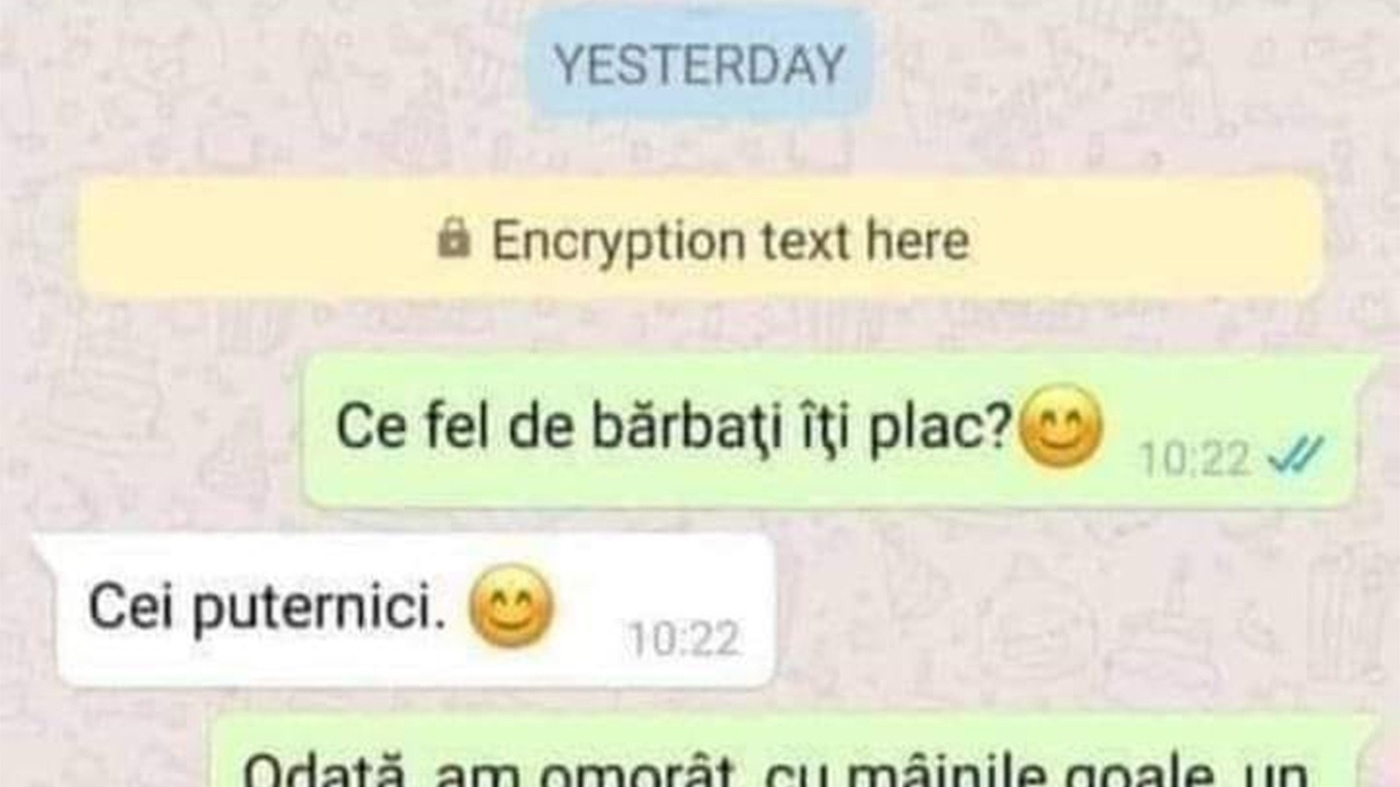 Bancul începutului de săptămână | "Ce fel de bărbați îți plac?"