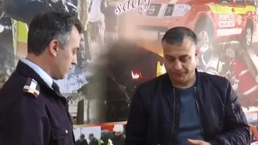 Bărbatul care a sărit în apele reci ale Oltului ca să salveze o tânără de la moarte a fost premiat de pompieri