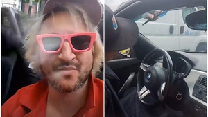 Alex Dobrescu s-a dat din nou în spectacol și s-a făcut de râs în trafic! Filmarea s-a viralizat rapid