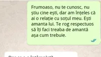 BANCUL ZILEI | Frumoaso, am înțeles că ești amanta soțului meu