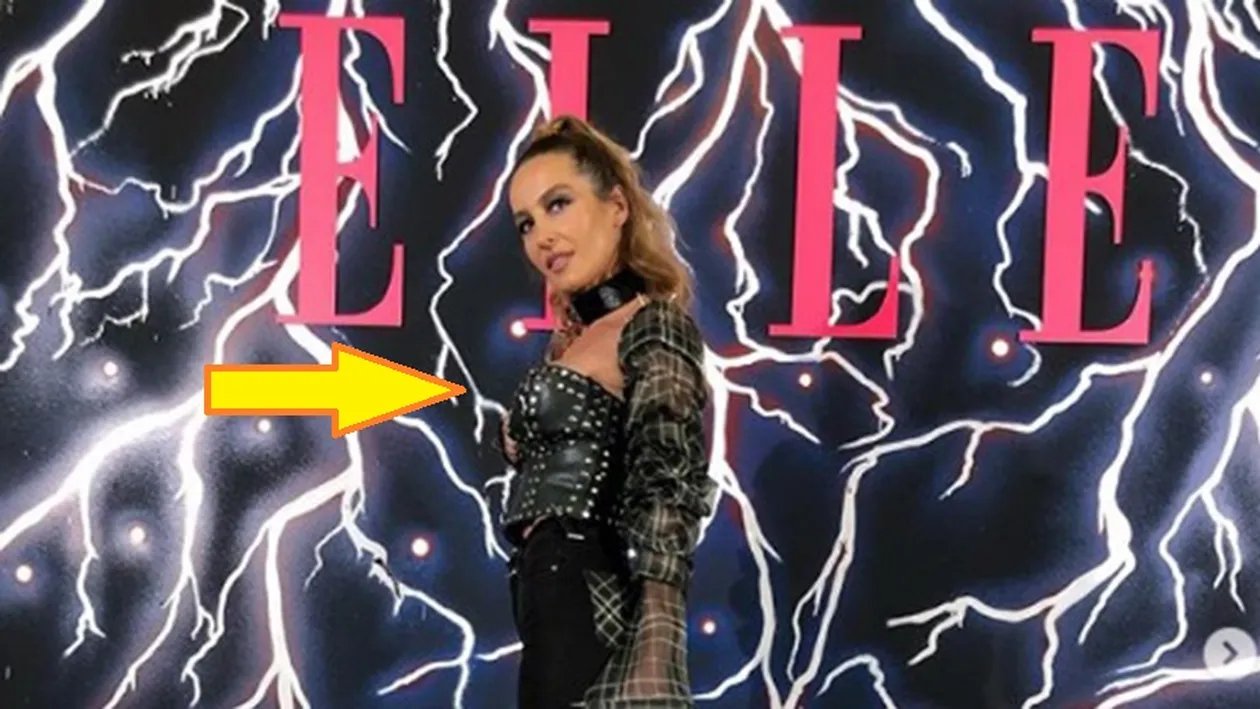 Flavia Mihășan, cu un decolteu obraznic pe covorul întins pentru gala revistei ELLE. Fosta asistentă de la Neatza, criticată de o fană care a comparat-o cu Loredana Groza