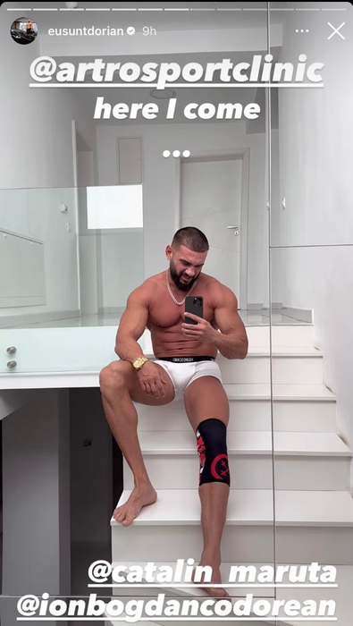 Dorian Popa are nevoie de RMN la genunchi (Foto: Instagram)