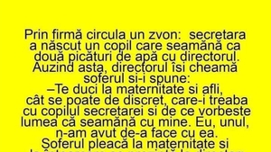 Bancul de weekend | Copilul secretarei
