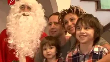 VIDEO Anamaria Prodan si Laurentiu Reghecampf, Sarbatori ca-n povesti! Uite cum l-au intampinat pe Mos Craciun!