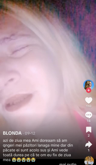 Imagini tulburătoare! Cum s-a filmat în cimitir mama gemenilor căzuți de la etajul 10 (în timp ce ea făcea live pe Facebook)