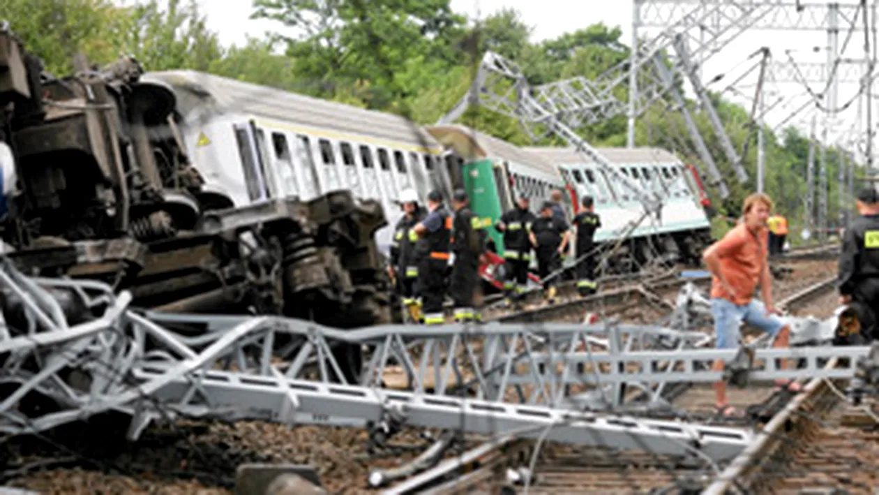 Accident feroviar in Brasov! O locomotiva s-a rasturnat! Nu exista victime!
