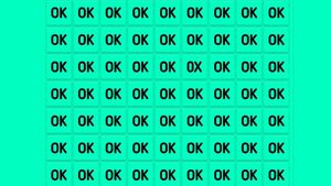 Test de perspicacitate | Găsiți "OK"-ul care nu este OK. Geniile îl văd în 5 secunde!
