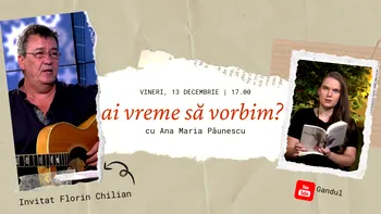 Florin Chilian, moment de excepție la „Ai vreme să vorbim?”. A cântat cele mai emoționante compoziții ale sale