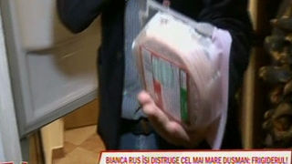 Bianca Rus este disperata ca nu slabeste, dar uite ce are in frigider - Mai mare rusinea