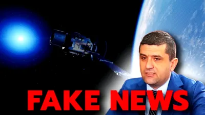 Miruță acuză Fake News și publică „declarația completă cu privire la satelitul românesc”. Doar că nu este completă, ci are 29 de secunde, dintr-un total de 1 minut și 10 secunde. Gândul publică declarația completă