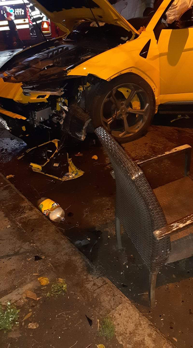 Milionarul Bebică  a dat ”daună totală”  unui Lamborghini Urus de 325.000 €!