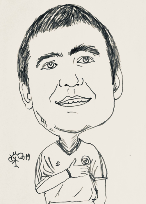 Caricatură de ziua lui Hagi