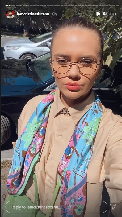 Ce mesaj a primit Cristina Șișcanu din partea unei urmăritoare: ”Se vede că ai probleme în mariajul cu Mădălin…”