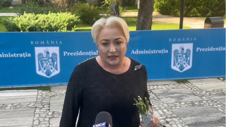 Cum a apărut Viorica Dăncilă la priveghiul lui Ion Iliescu? Toate privirile s-au întors către ea