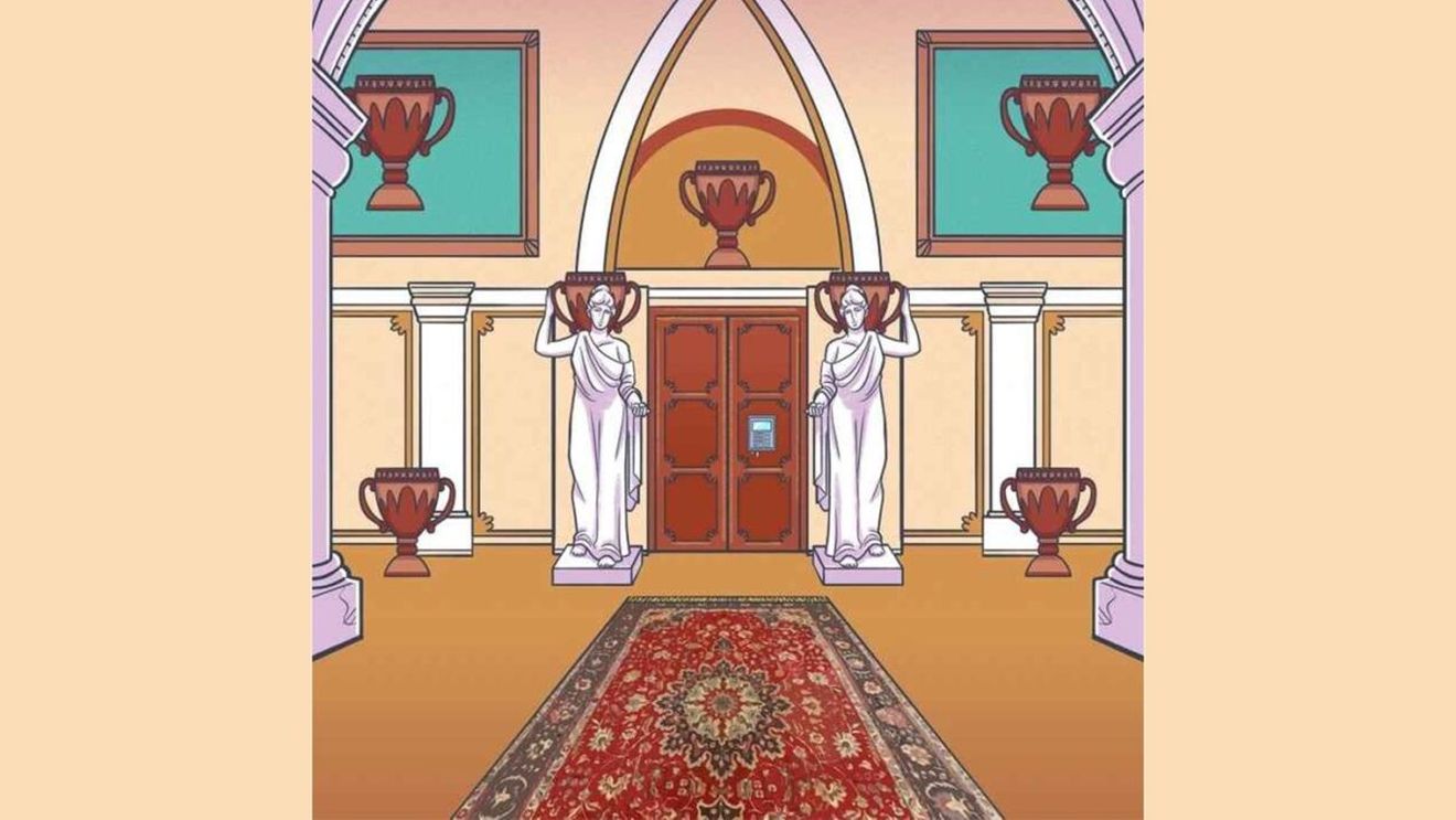 Test IQ exclusiv pentru genii | Găsiți codul secret pentru a deschide ușa, folosindu-vă de indiciile din imagine